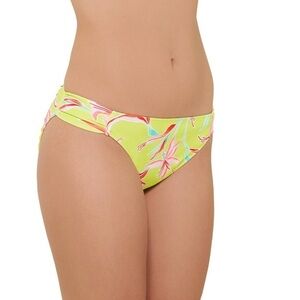 Ninety-Nine floral leaf print bikini bottom size XL
